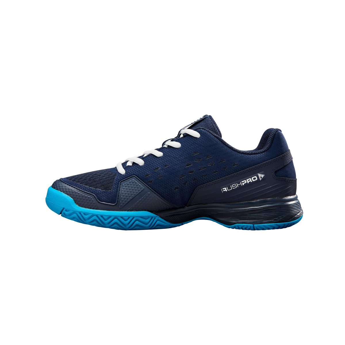 Wilson Rush Pro L Junior Tennis Shoes, Navy Blazer/White/Atomic Blue - alternate view 3
