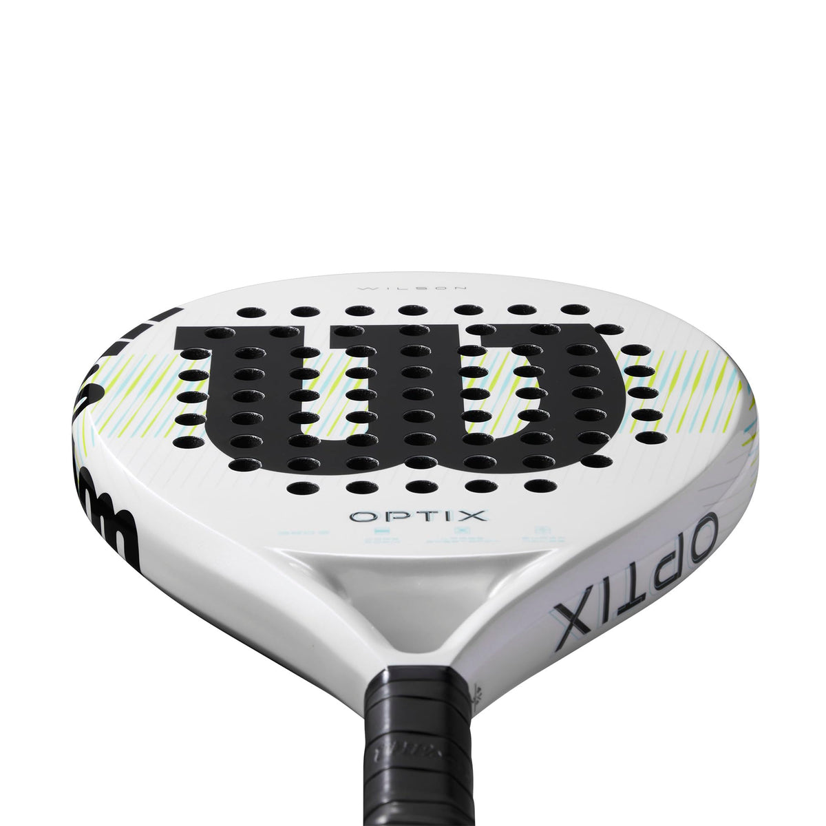 Wilson Optix V1 Padel Racket, White/Green - alternate view 3