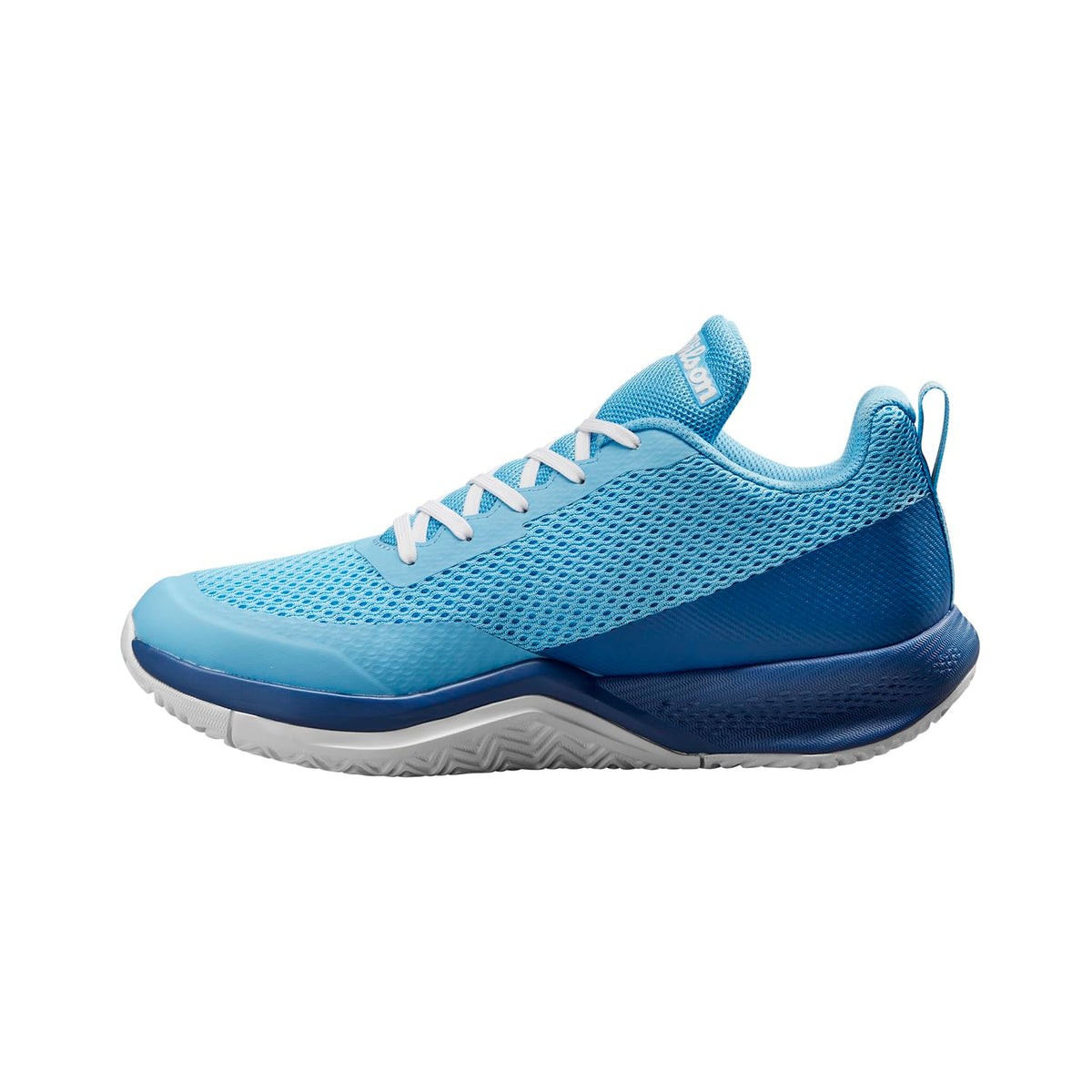 Wilson Rush Pro Lite Womens Tennis Shoes, Bonnie Blue/Deja Vu Blue/White - alternate view 3
