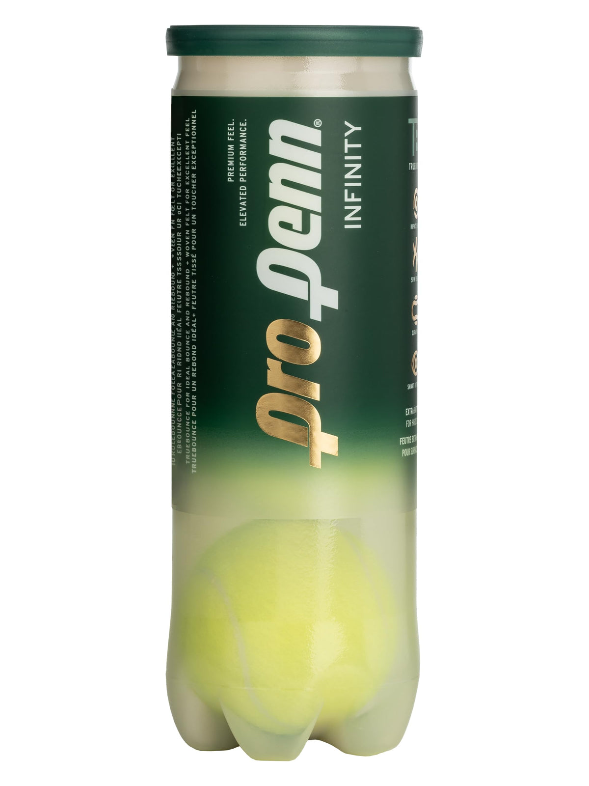 Penn Pro Penn Infinity Regular Duty Tennis Balls - single can
