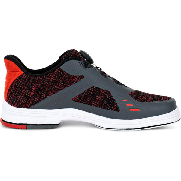 KR Strikeforce Jet FT Black Red Grey Right Hand Men’s Bowling Shoes
