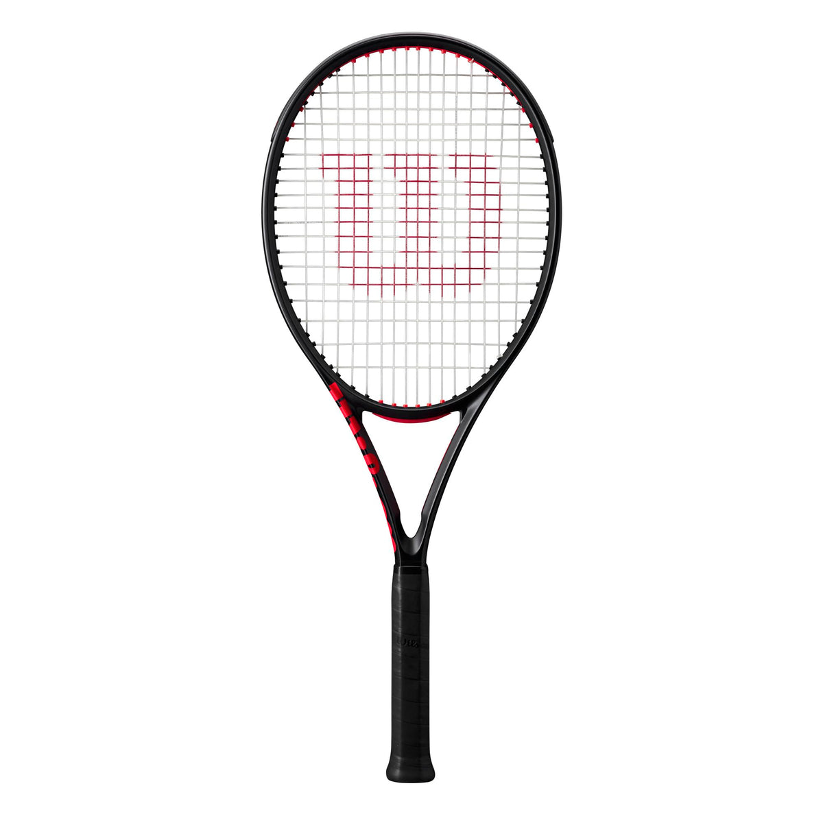 Wilson Clash 100L V3 Tennis Racket, Unstrung, Black - main view