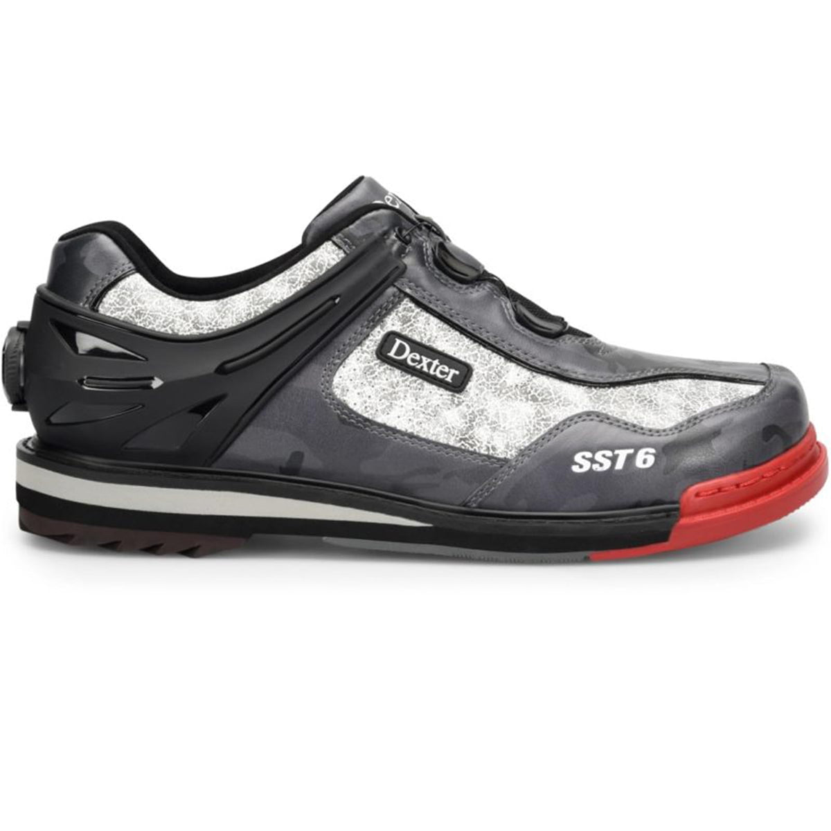 Dexter Men's SST 6 Hybrid BOA Right Handed Bowling Shoes Grey Camo Multi - Medium Width - view 3