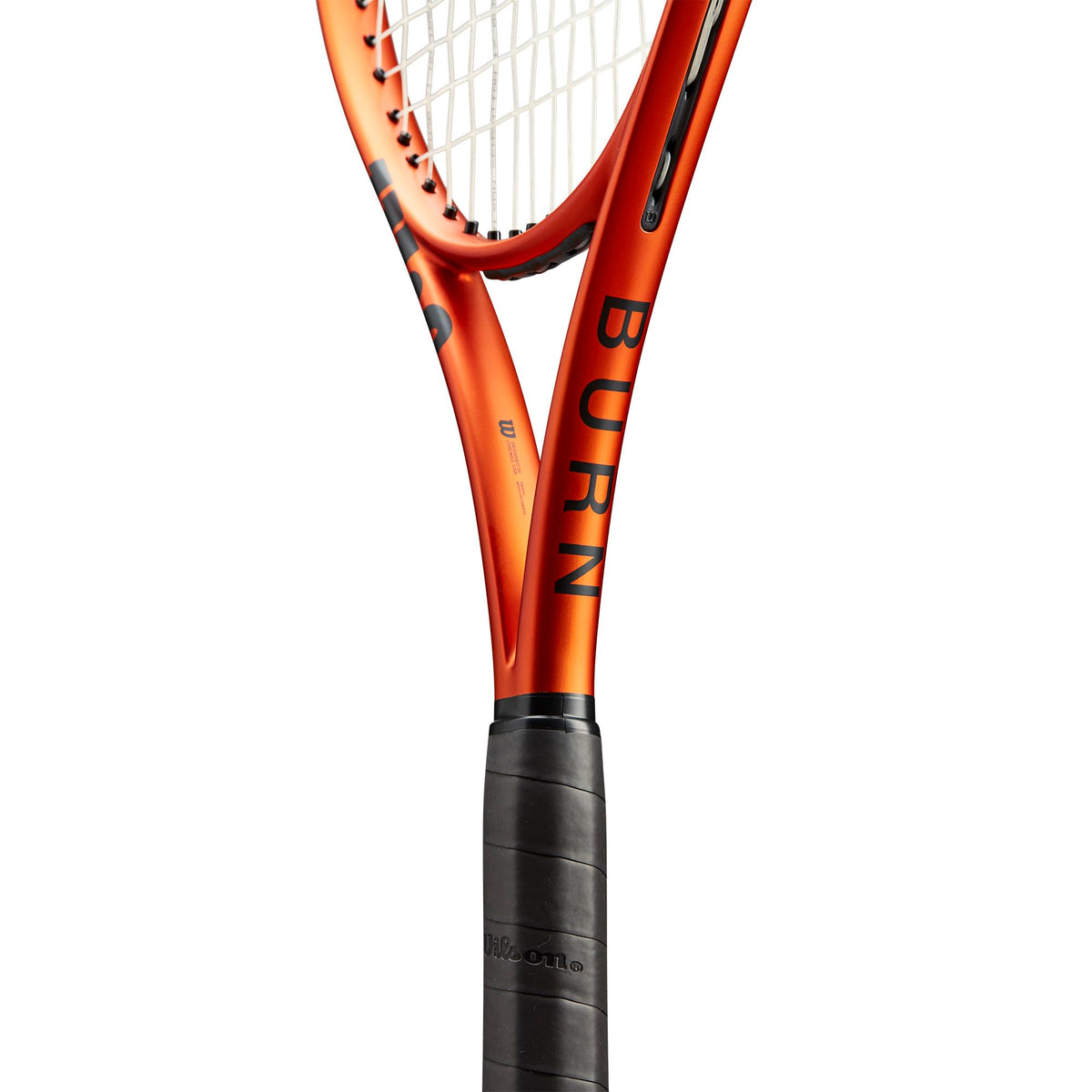 Wilson Burn 100 V5 Tennis Racket, Unstrung, Orange - alternate view 6