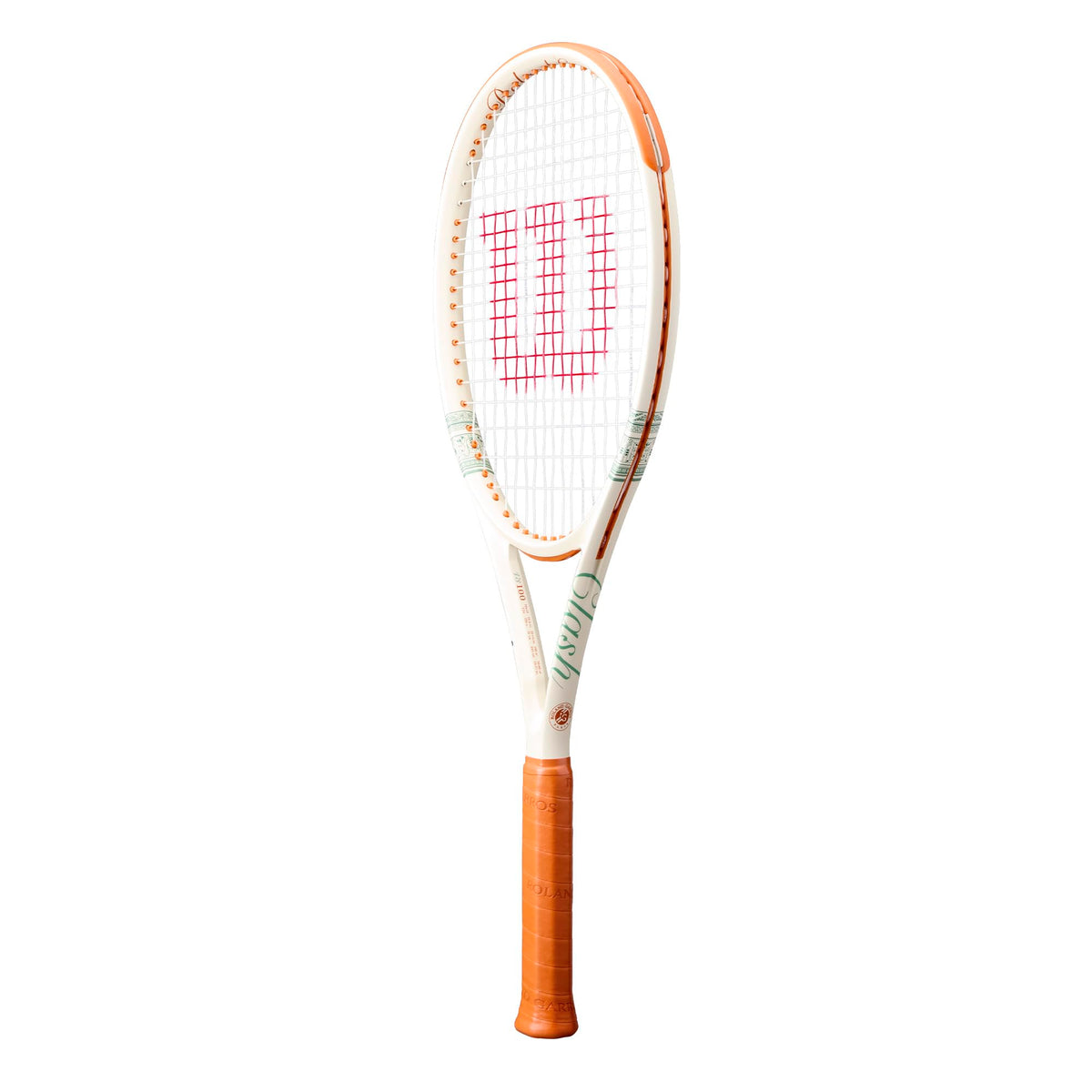 Wilson Clash 100 V3 Roland-Garros 2026 Tennis Racket, Unstrung in Stone - alternate view 2