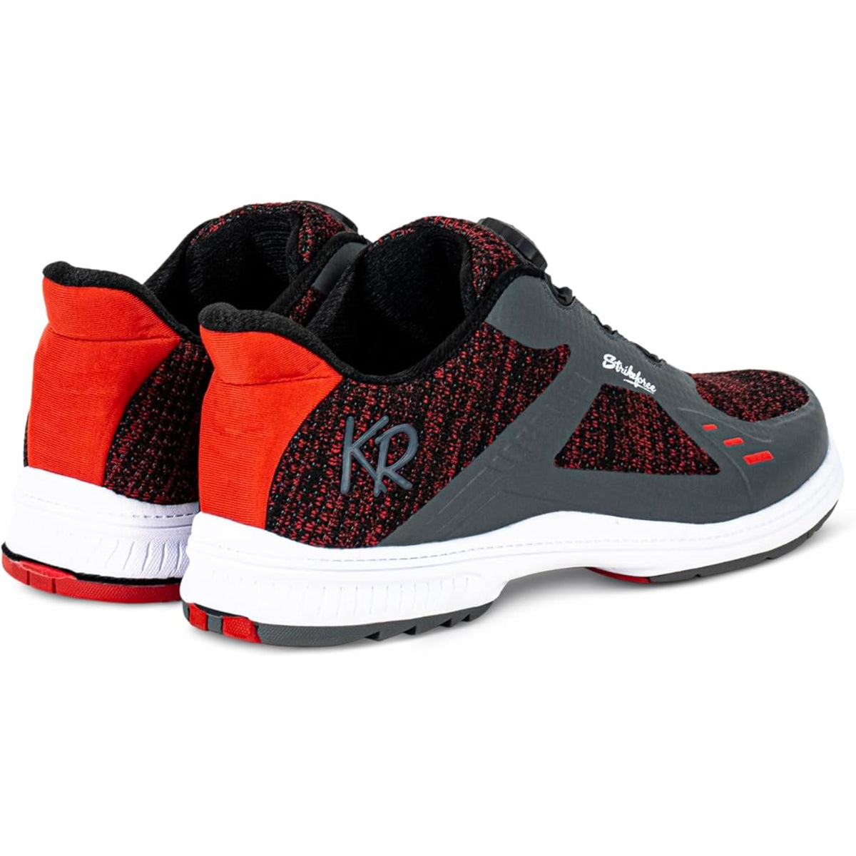 KR Strikeforce Jet FT Black Red Grey Right Hand Men’s Bowling Shoes