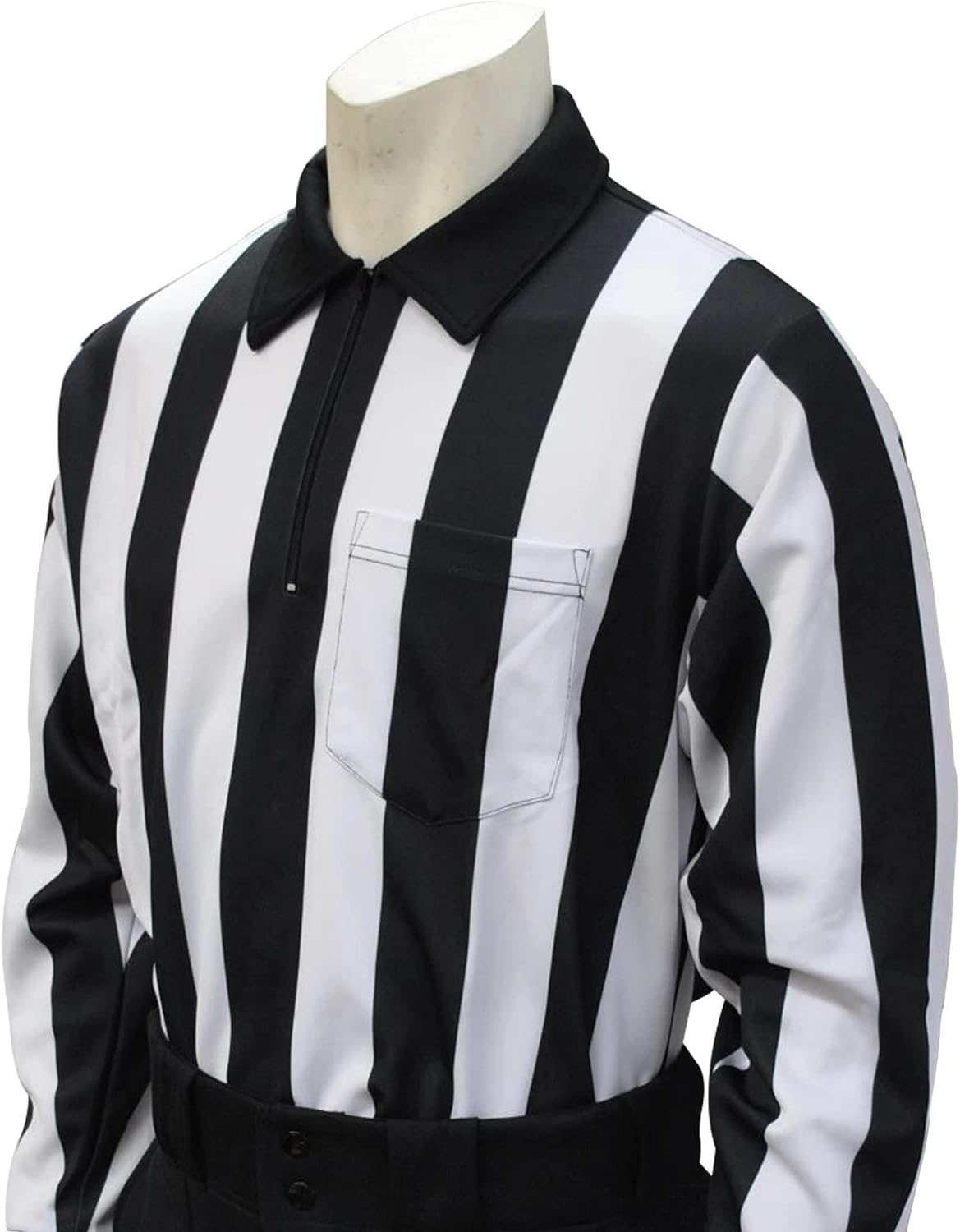 Smitty | FBS-118 | 2" Stripe Football Officials Long Sleeve Shirt