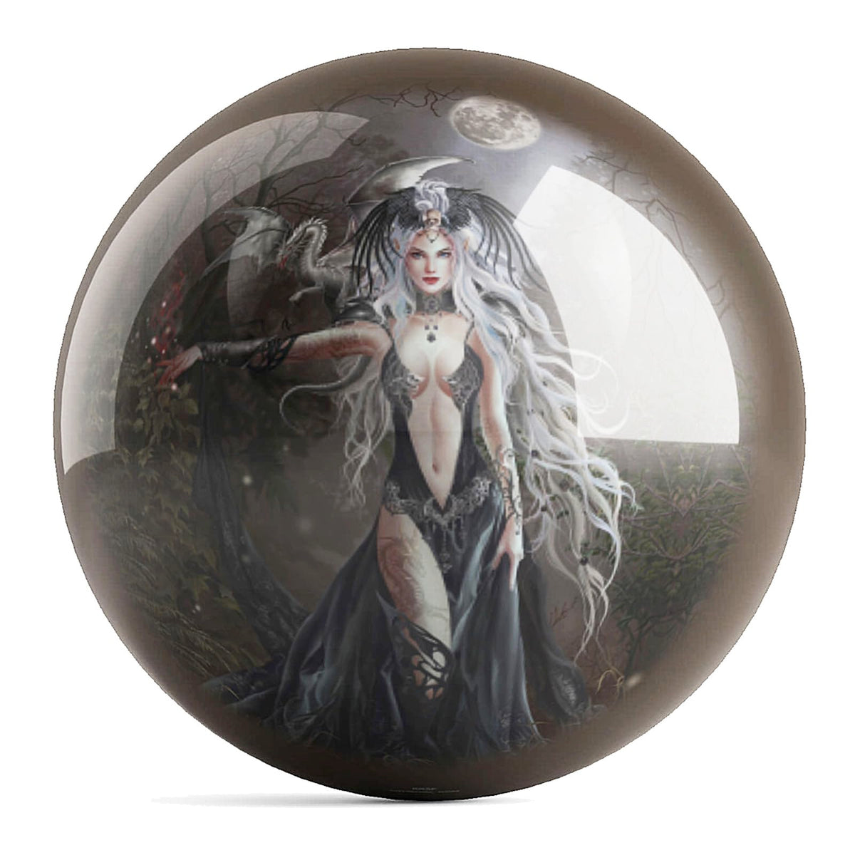 On The Ball Bowling OTB Nene Thomas Queens of Havoc UNDRILLED Bowling Ball (8) - view 2