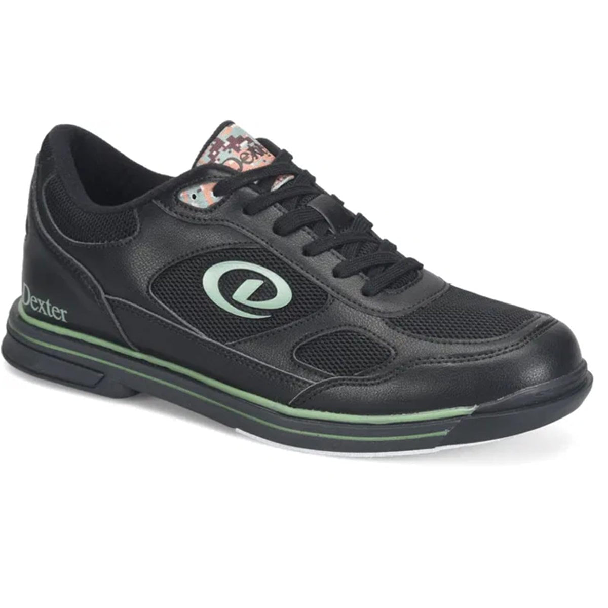 Dexter Men's Randy Bowling Shoe Black/Camo - Wide Width - view 1