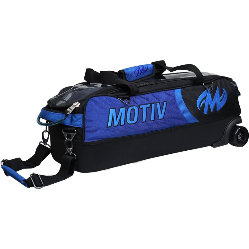 MOTIV Apex 3-Ball Slim Roller Bowling Bag | Compact Gear Transport
