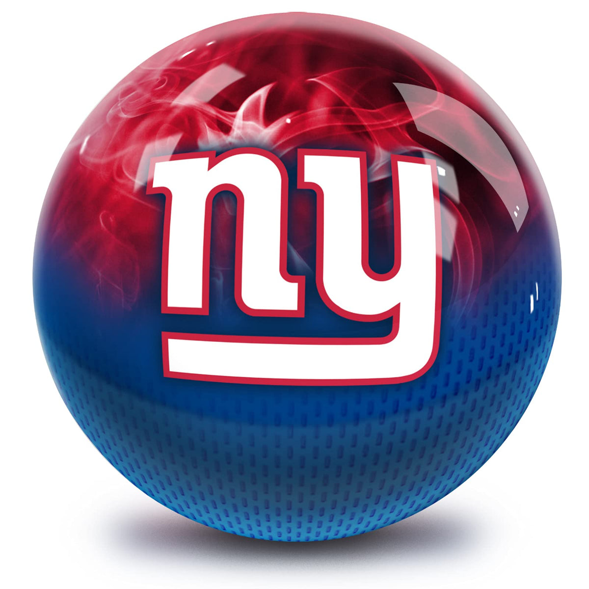 On The Ball Bowling NFL New York Giants Undrilled Bowling Ball (On Fire) - view 2