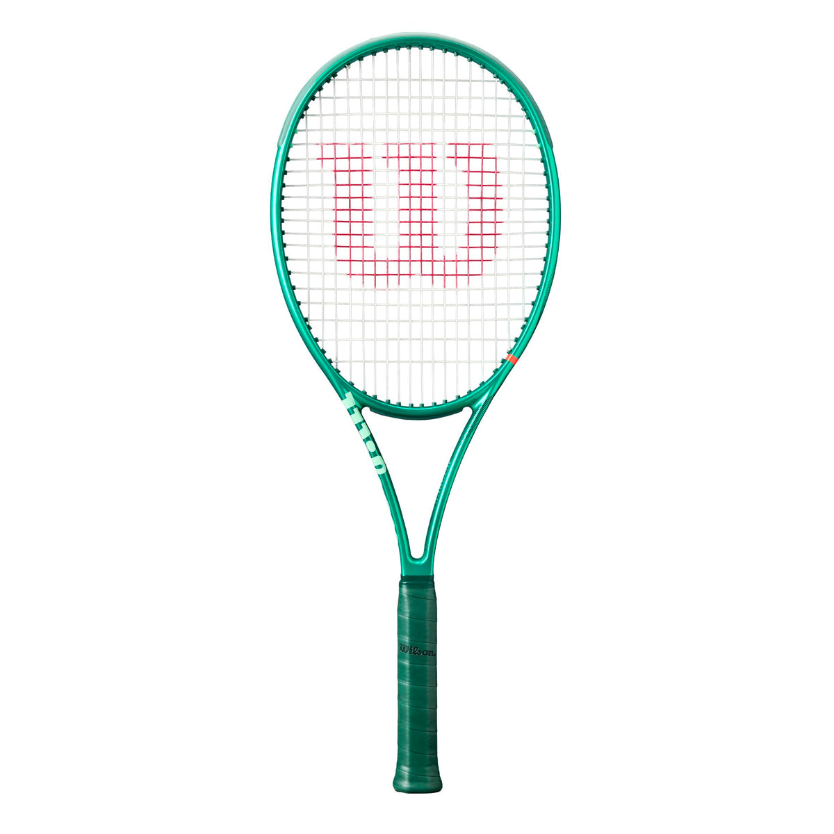 Wilson Blade 98 18x20 V10 Tennis Racket, Unstrung in Championship Green - main view