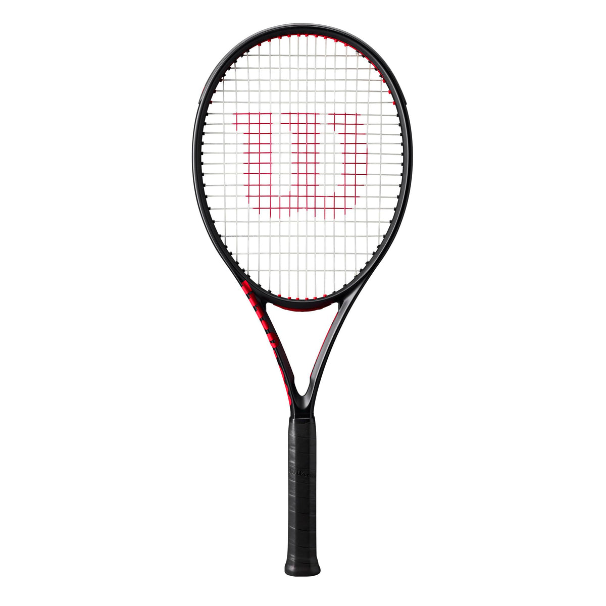 Wilson Clash 100 V3 Tennis Racket, Unstrung, Black - main view
