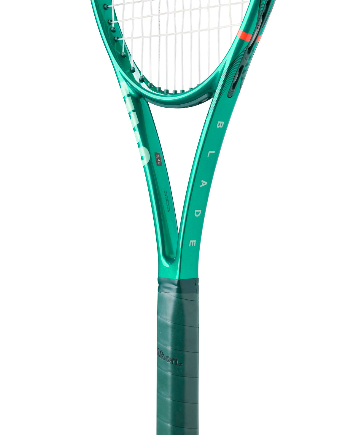 Wilson Blade 98 16x19 V10 Tennis Racket, Unstrung in Championship Green - alternate view 5