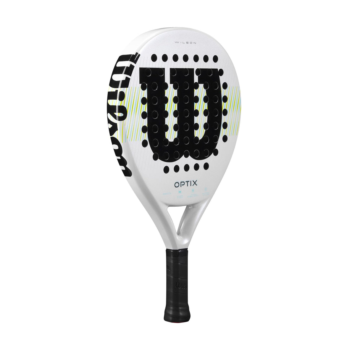 Wilson Optix V1 Padel Racket, White/Green - alternate view 1