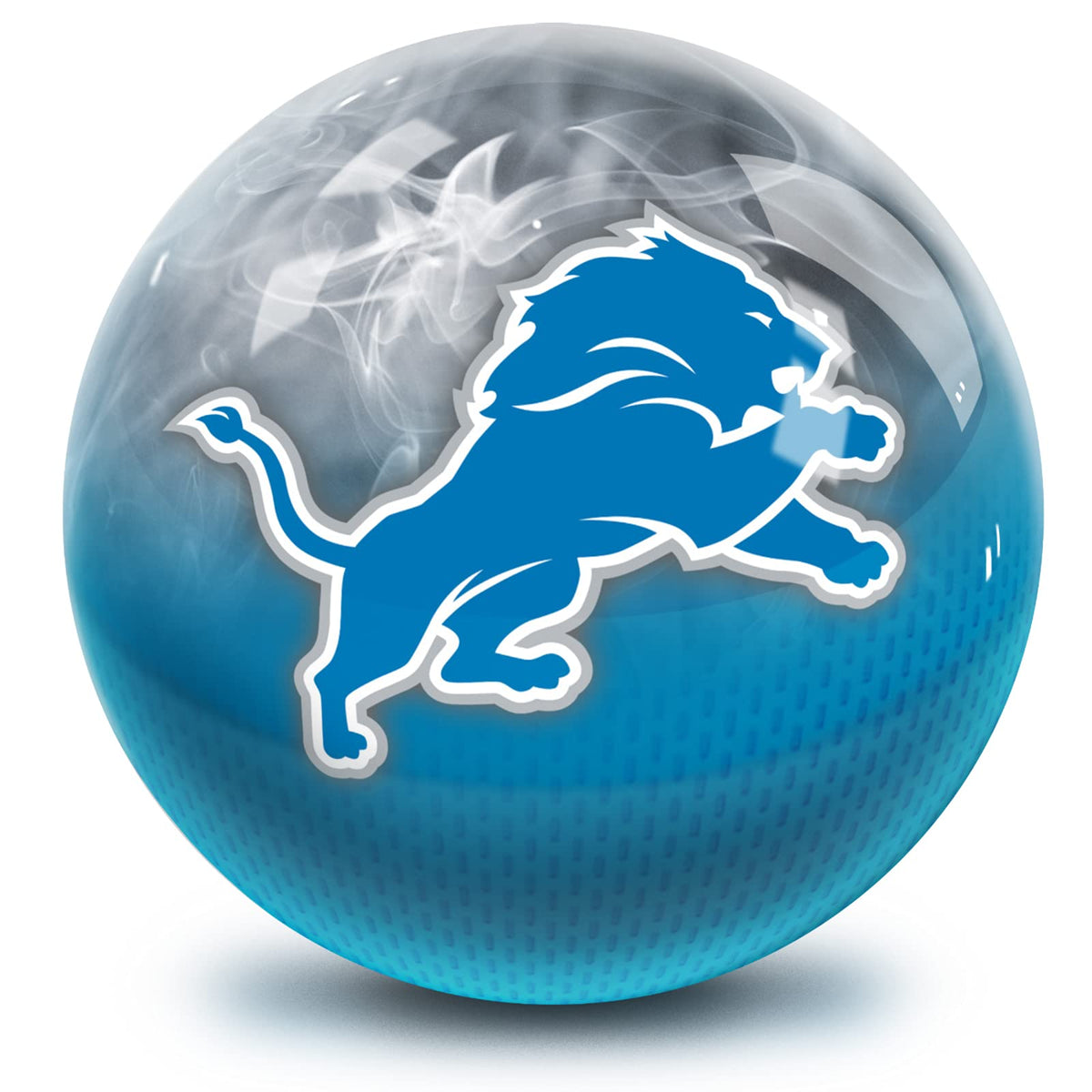 On The Ball Bowling NFL Detroit Lions Marble Undrilled Bowling Ball (On Fire) - view 2