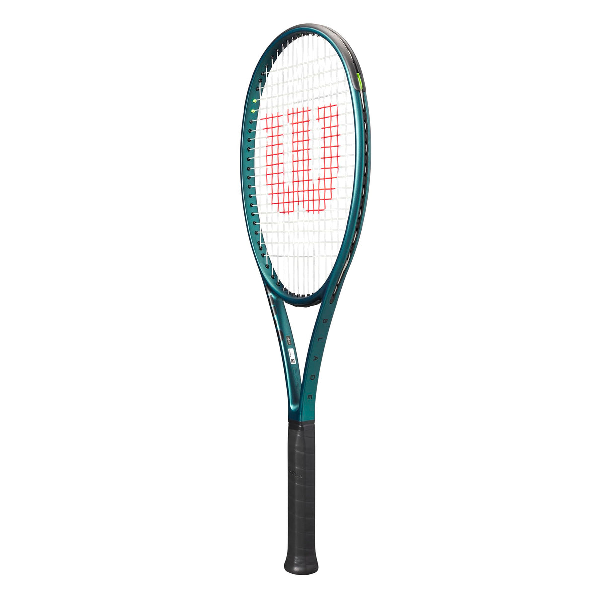 Wilson Blade 98 16x19 V9 Tennis Racket, Unstrung in Emerald Green - alternate view 3