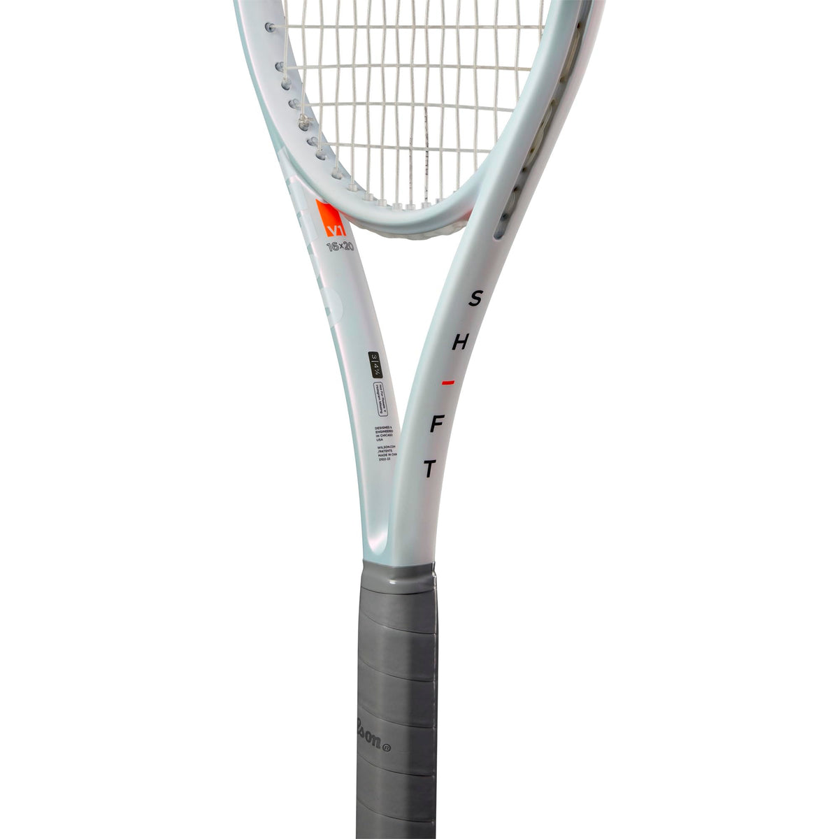 Wilson Shift 99 V1 Tennis Racket, Unstrung, White - alternate view 6