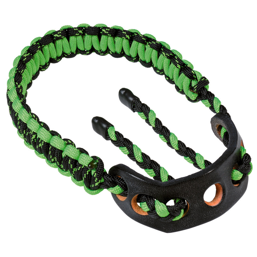 Paradox Elite Custom Cobra Bow Sling in Black/Green - Front View