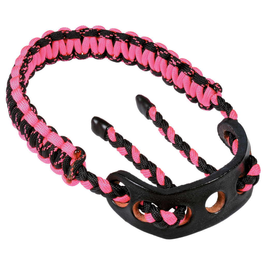 Paradox Elite Custom Cobra Bow Sling in Black/Pink - Front View
