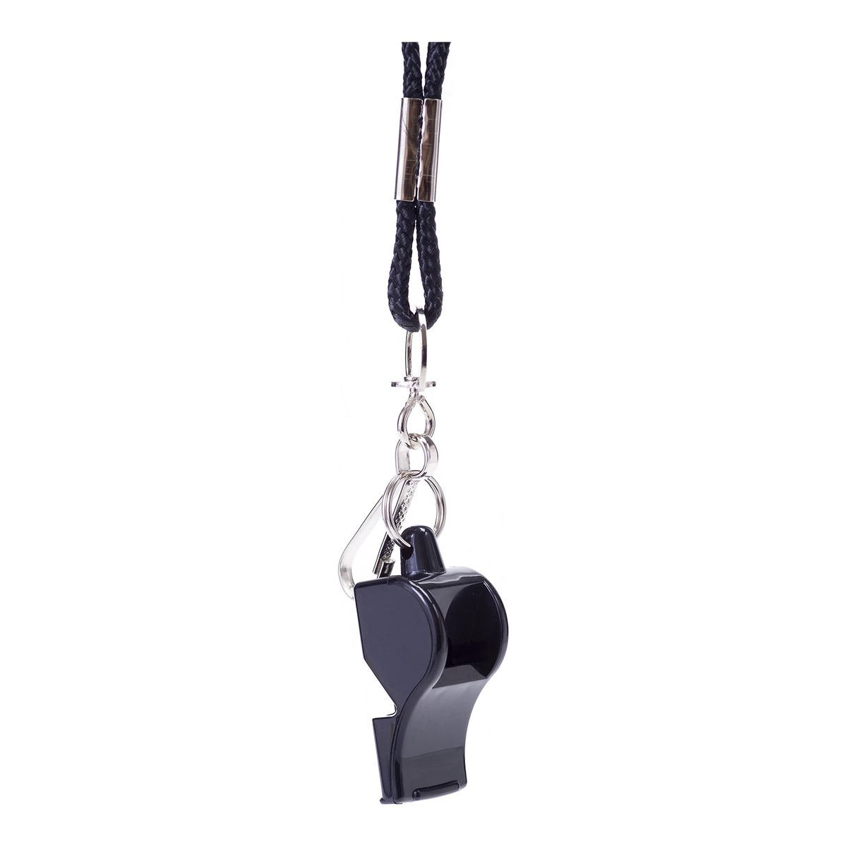 Tandem Sport Deluxe Pea-Less Whistle with Lanyard, Black - Alternate View 3