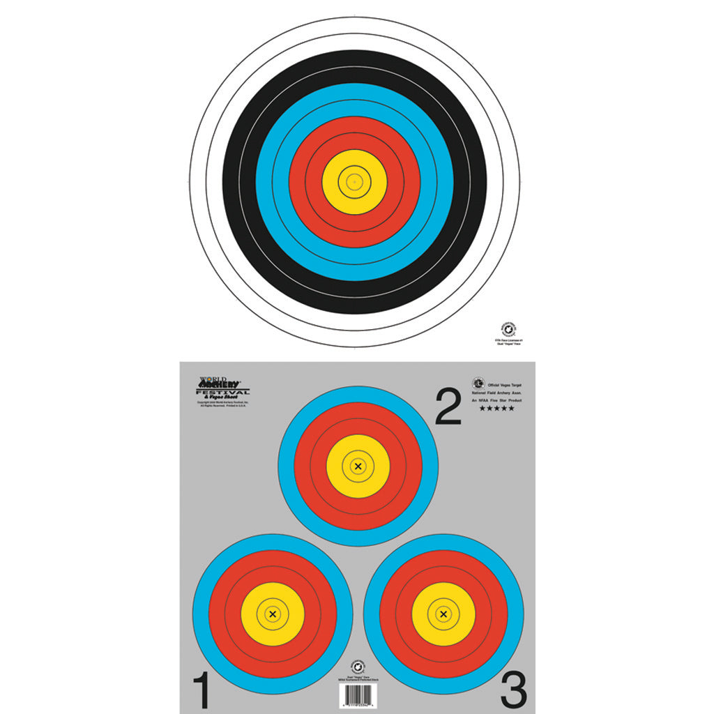 Maple Leaf Press Maple Leaf Target Face in Dual Vegas 100 pk. - Front View