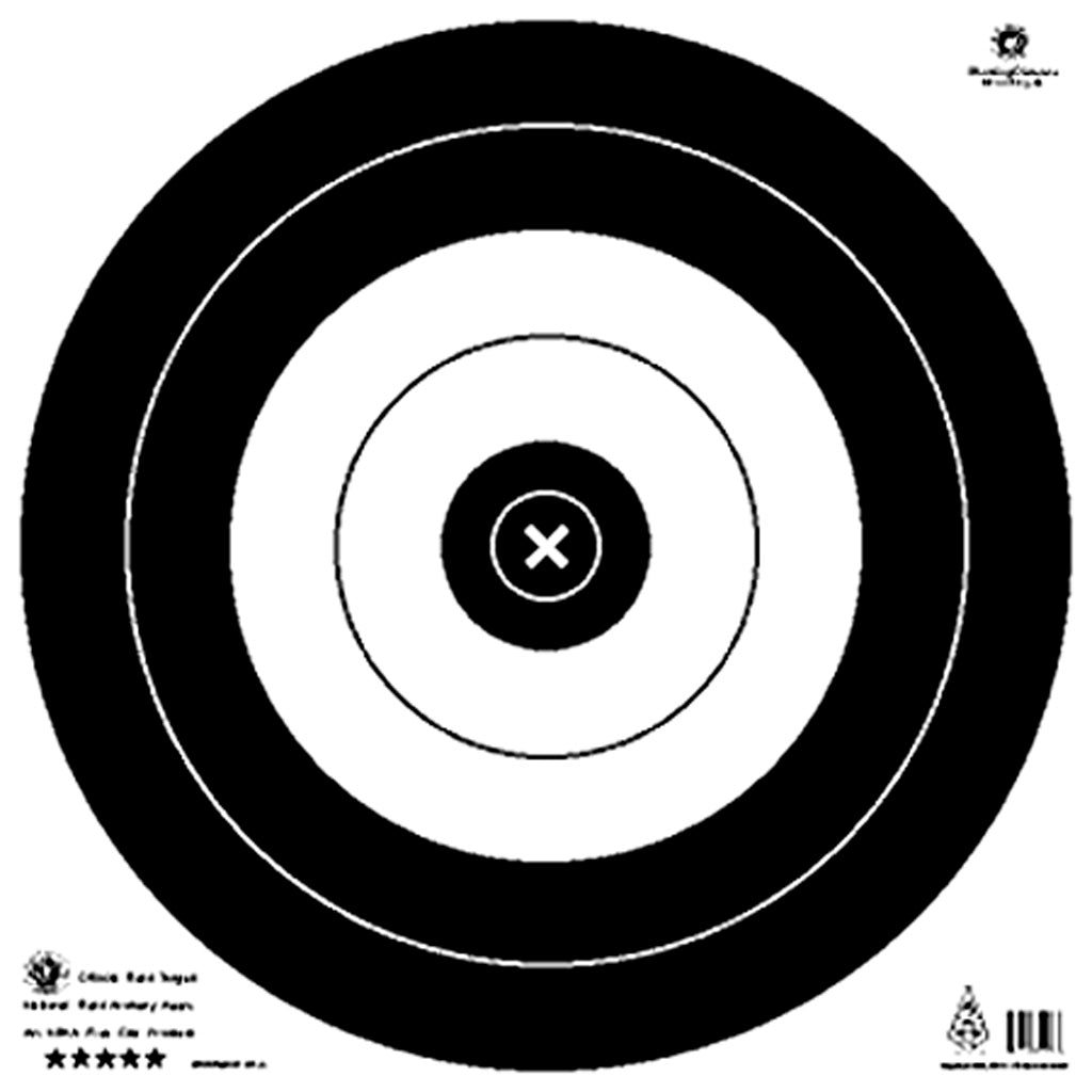 Maple Leaf Press Maple Leaf Target Face in NFAA Field 50 cm. 25 pk. - Front View