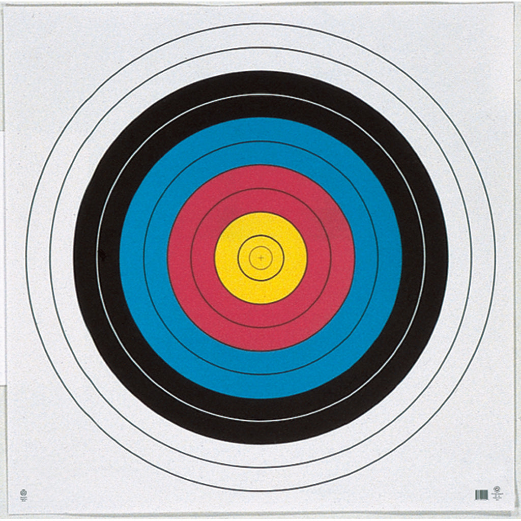 Maple Leaf Press Maple Leaf Target Face in FITA 10-Ring 60 cm. 25 pk. - Front View