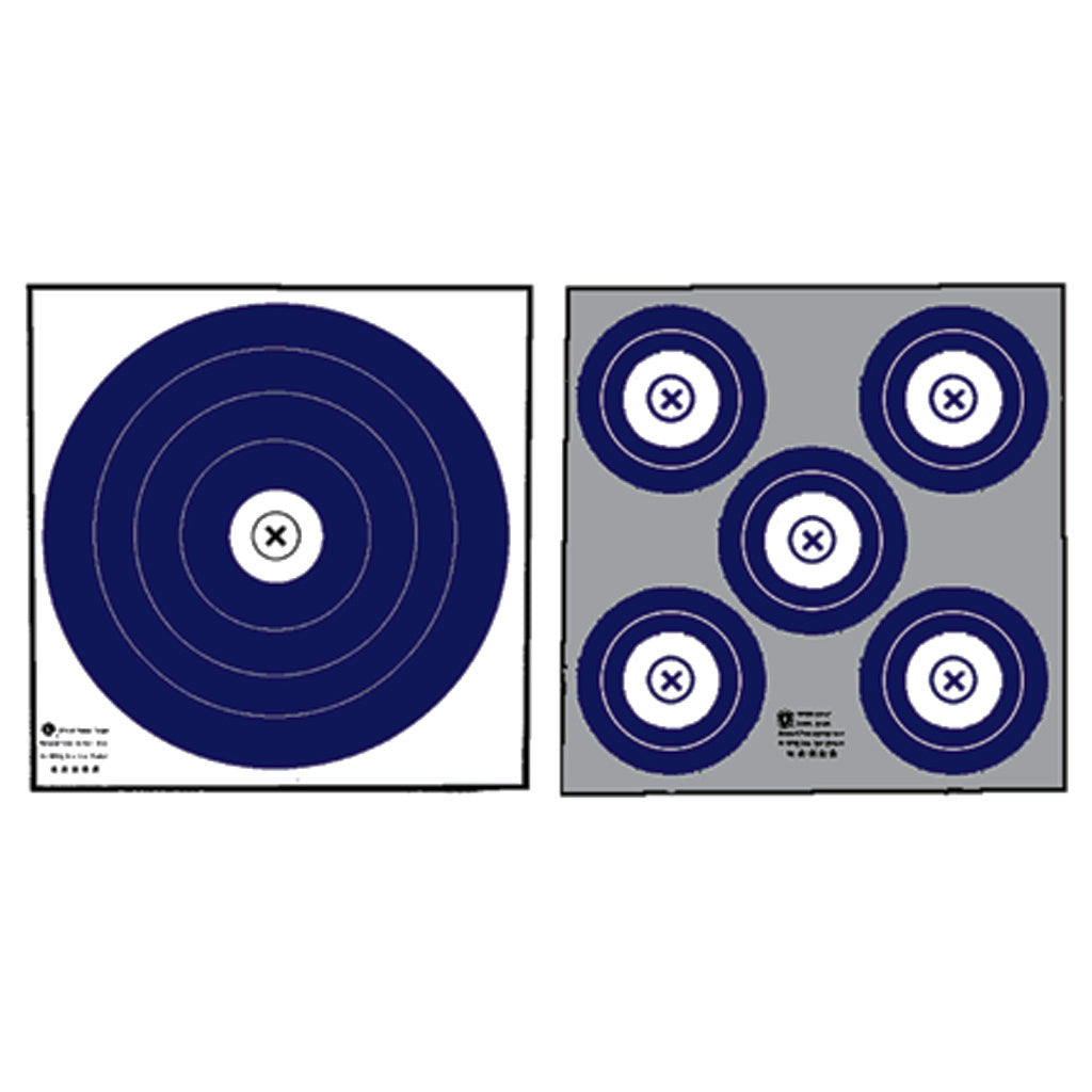 Maple Leaf Press Maple Leaf Target Face in NFAA Double Sided Indoor 100 pk. - Front View