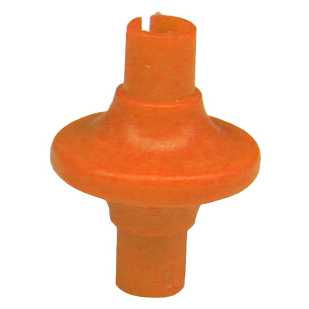 Draves Komfort Kiss Kisser Button in Orange 1 pk. - Front View