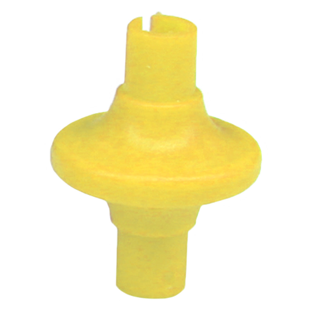 Draves Komfort Kiss Kisser Button in Yellow 1 pk. - Front View