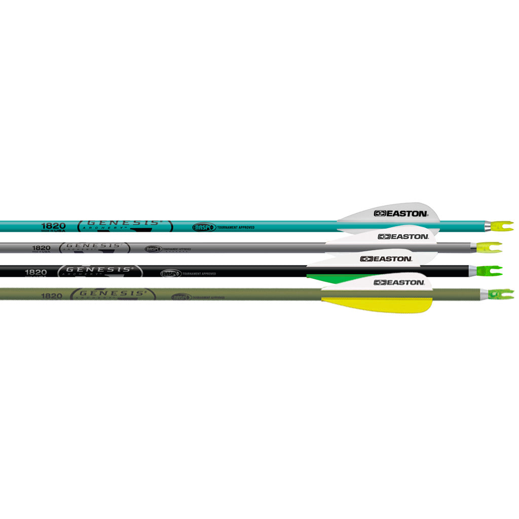Easton Genesis Arrows in Various Colors 1820 3 in. Vanes 72 pk. - Front View