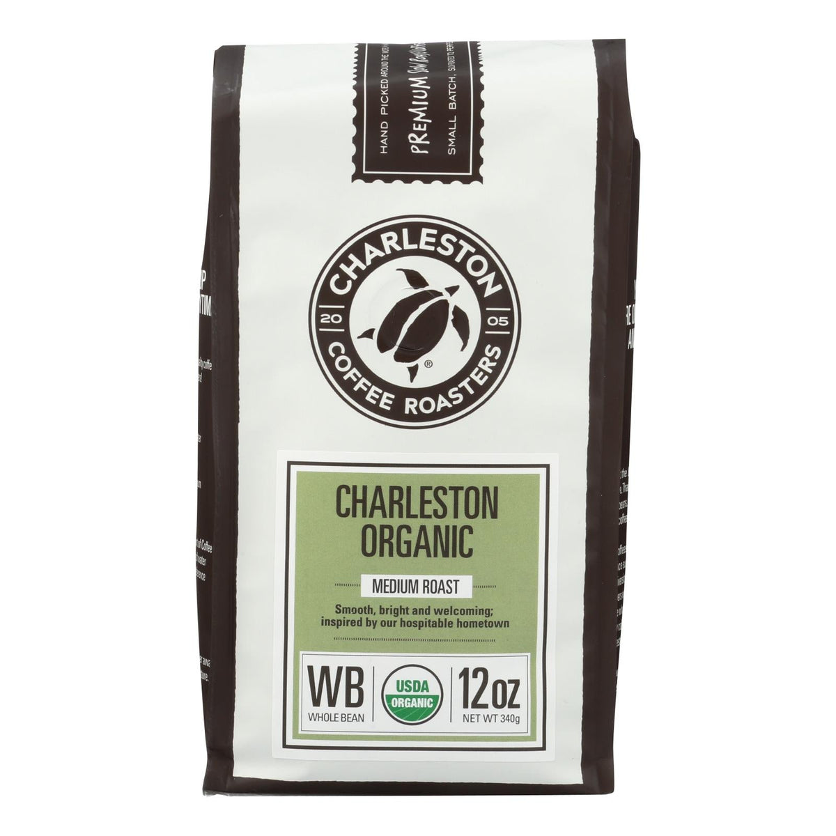 Charleston Coffee Roasters Whole Bean Coffee, 12 oz (Case of 6)