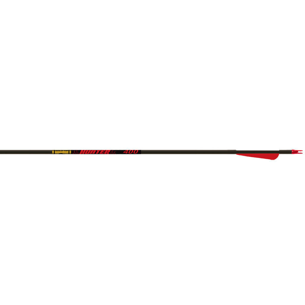 Gold Tip Hunter Arrows in 340 4 in. Vanes 6 pk. - Front View