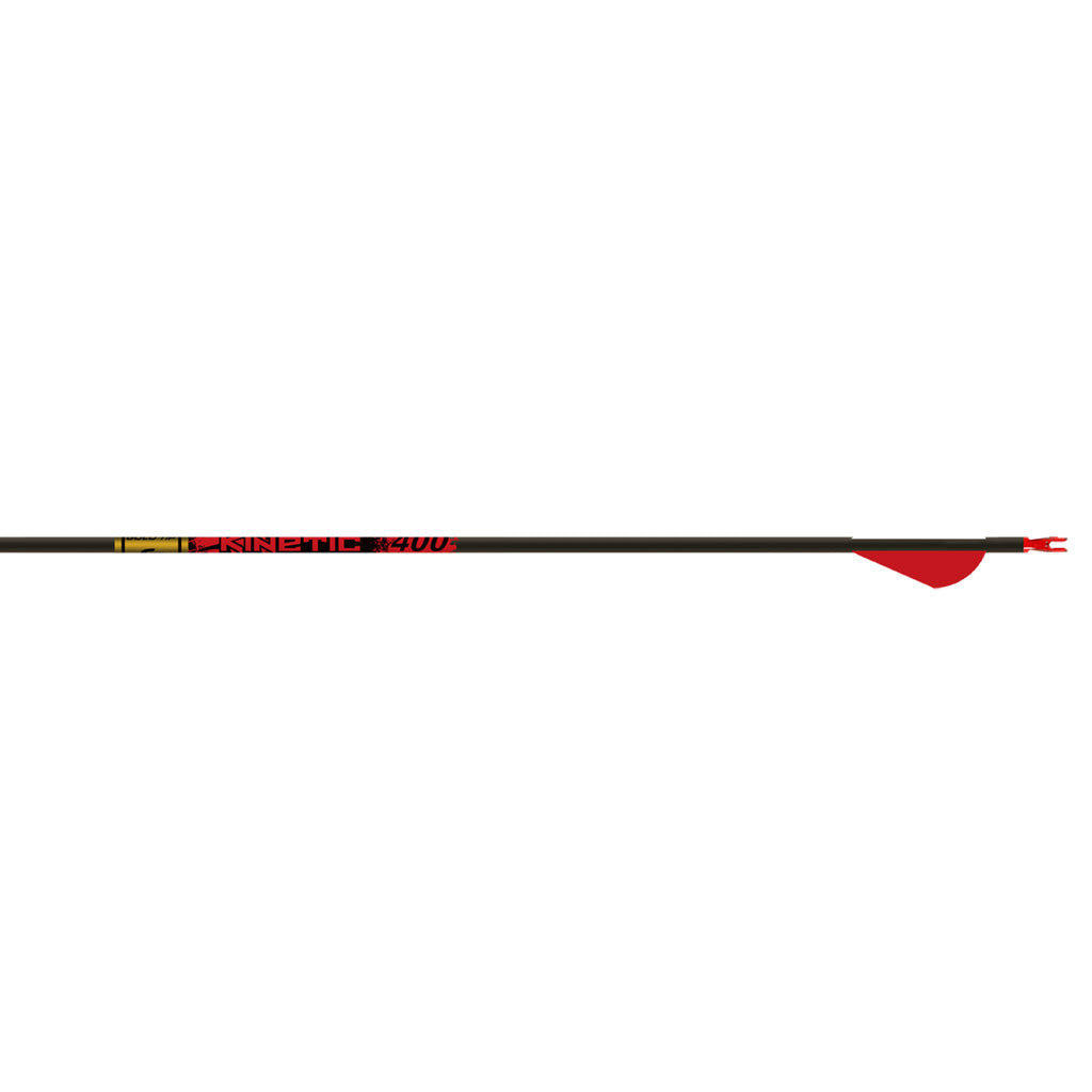 Gold Tip Kinetic Arrows in 340 - Front View