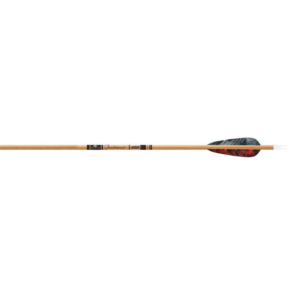 Gold Tip Traditional Arrows in 600 - Front View