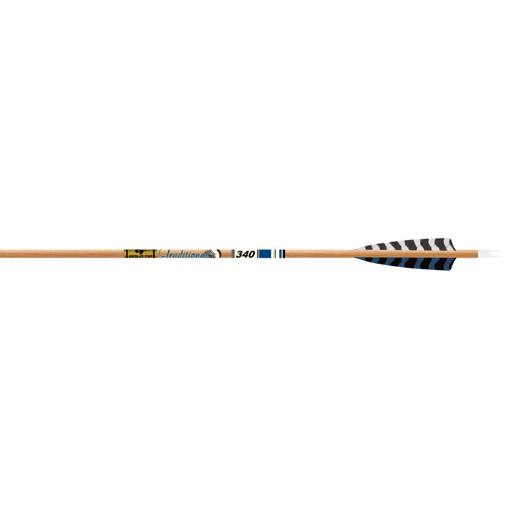 Gold Tip Traditional XT Arrows in 340 - Front View