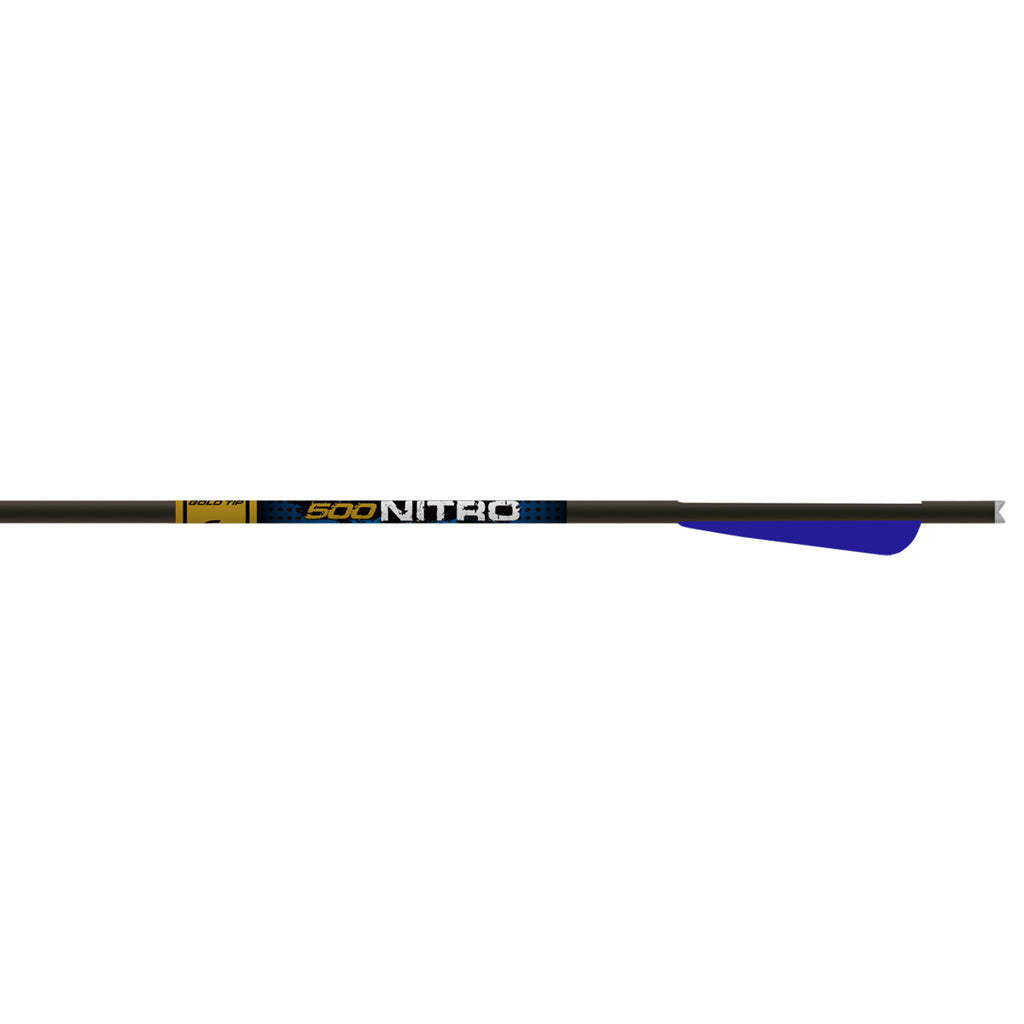 Gold Tip Nitro Crossbow Bolts - Front View