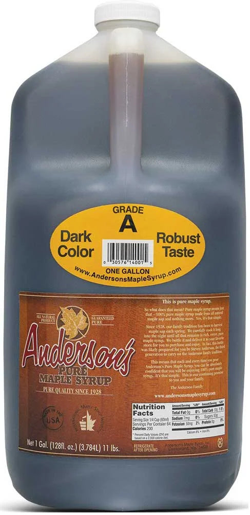 Anderson's Maple Syrup Maple Syrup - Grade A - 1 Gallon