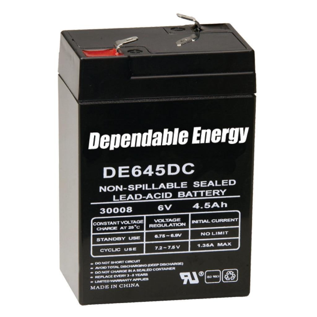 American Hunter Rechargeable Battery in 6V F-Tab - Front View