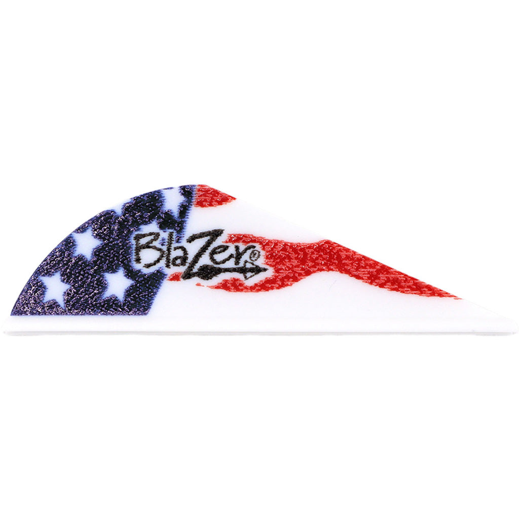 Bohning Blazer Vanes in American Flag 36 pk. - Front View