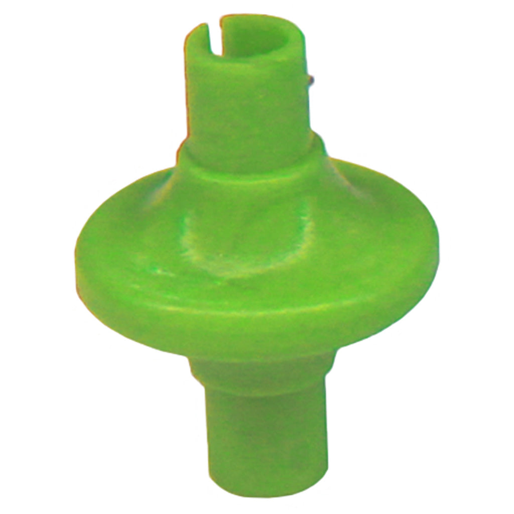 Draves Komfort Kiss Kisser Button in Green 1 pk. - Front View