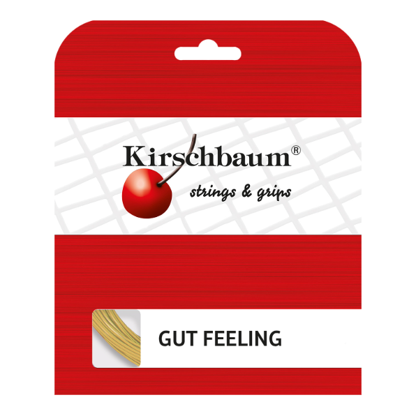Kirschbaum Gut Feeling Tennis String Set, 40 ft in 1.25mm / 17G - Front View