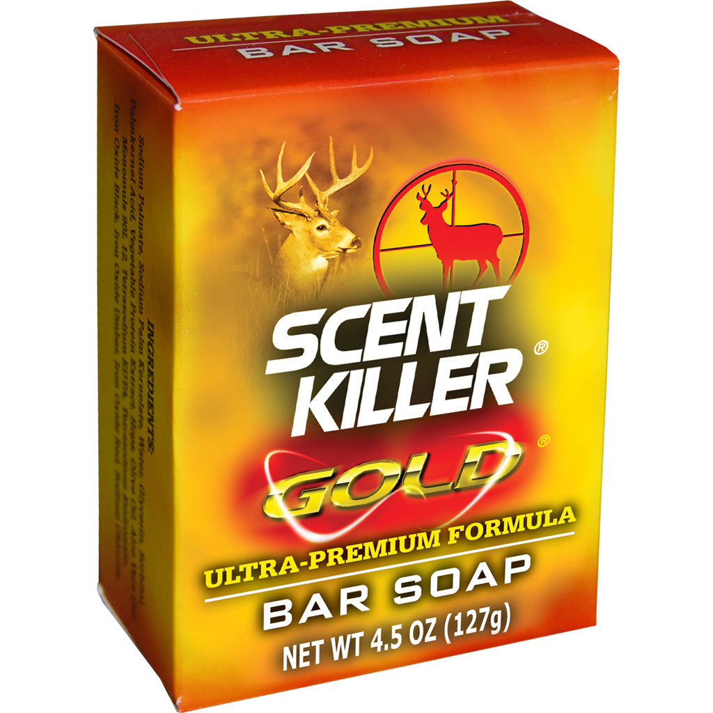 Wildlife Research Scent Killer Bar Soap Gold in Red - Front View