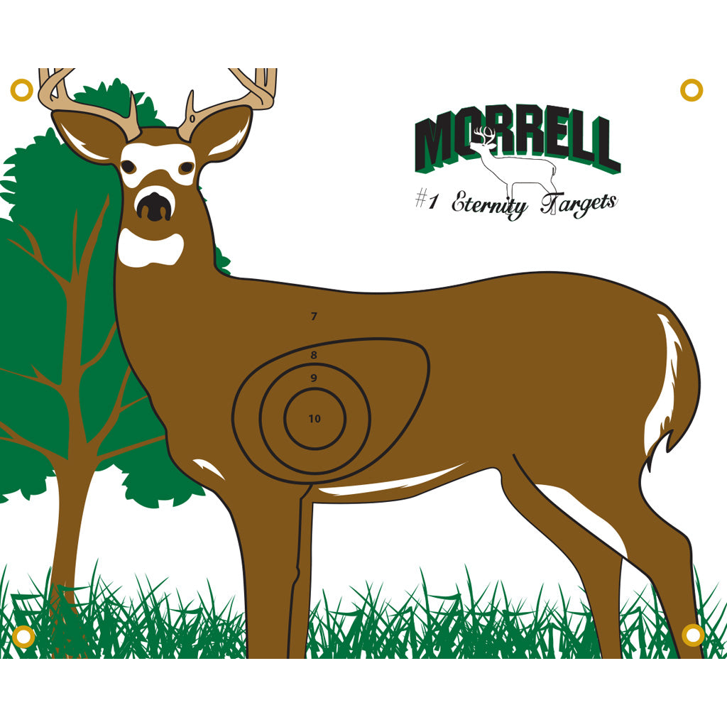 Morrell Polypropylene Target Face in White - Front View