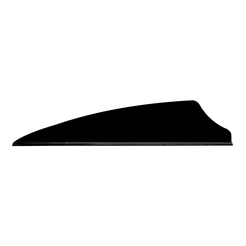 Q2i Fusion X-II Vanes in Black 2.1 in. 100 pk. - Front View
