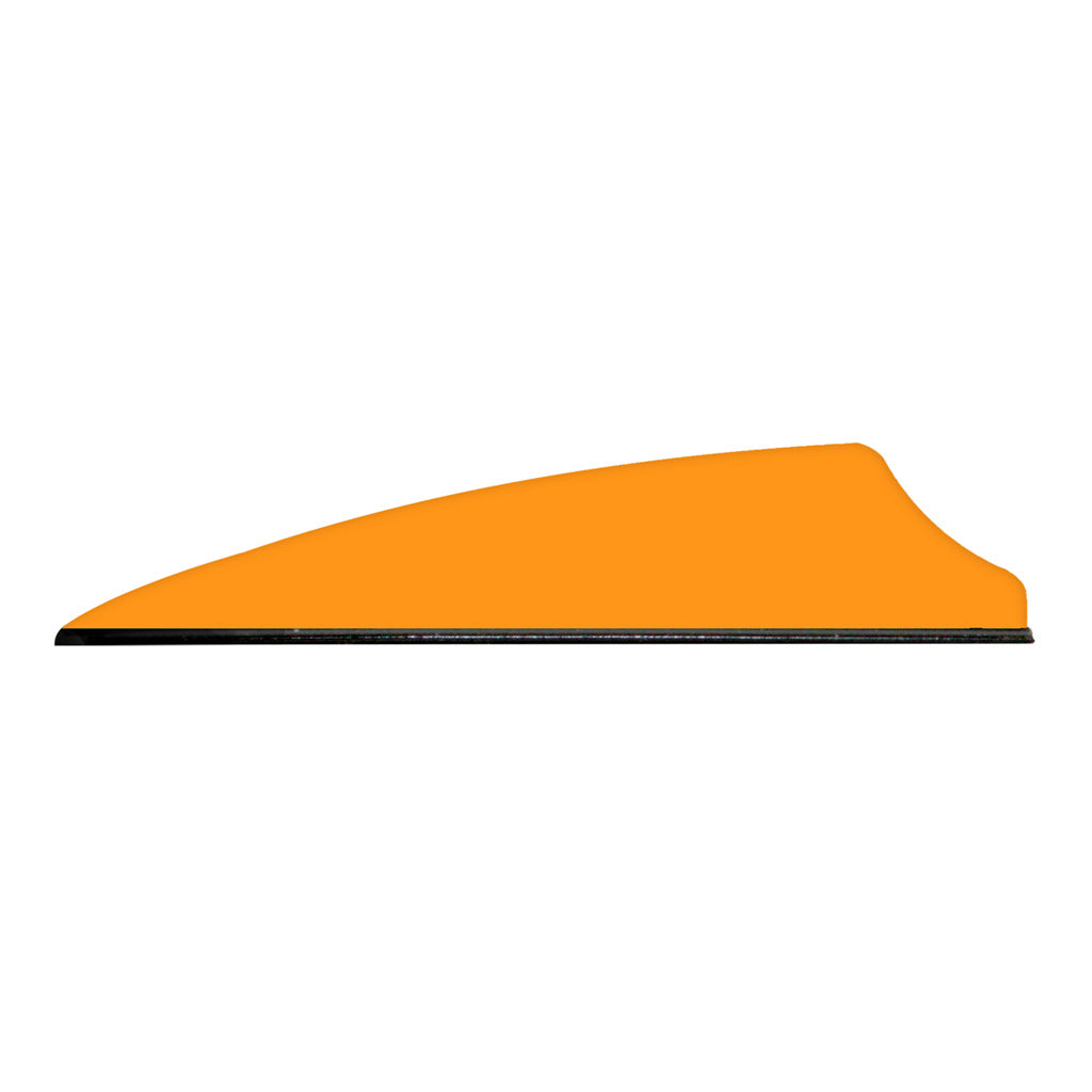 Q2i Fusion X-II Vanes in Neon Orange 2.1 in. 100 pk. - Front View