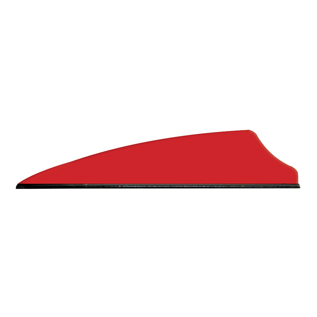 Q2i Fusion X-II Vanes in Red 2.1 in. 100 pk. - Front View