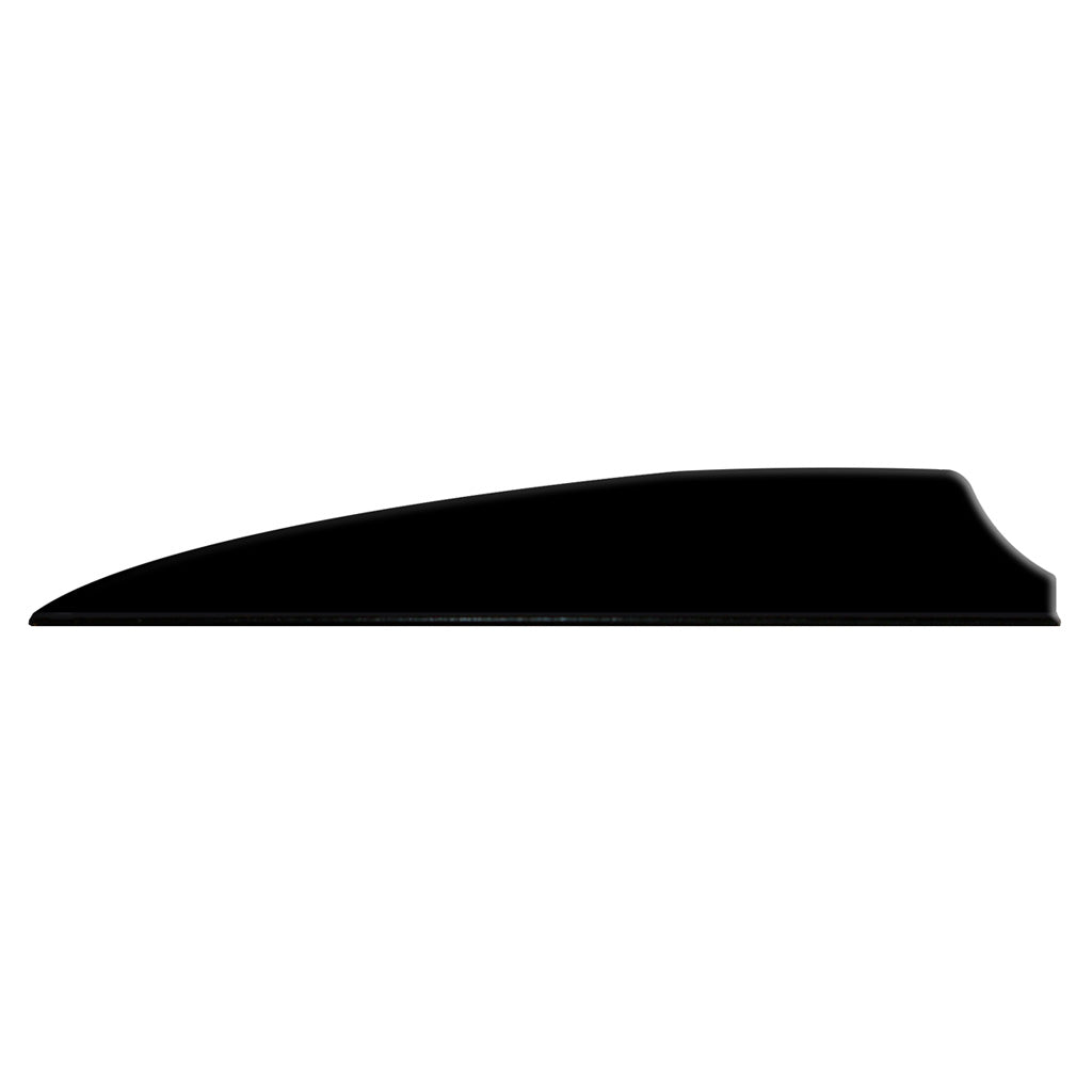 Q2i Fusion X-II Vanes in Black 3 in. 100 pk. - Front View