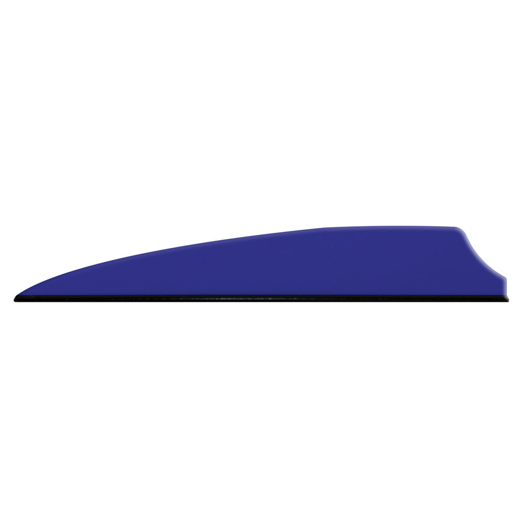 Q2i Fusion X-II Vanes in Blue 3 in. 100 pk. - Front View